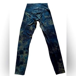 Lululemon Wunder Under High-Rise Tight 25" Full-On Luxtreme Camo Women’s Size 4‎